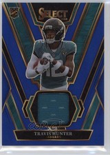 2025 Panini Select Rookie Swatches Blue Prizm Travis Hunter Rookie Relic RC