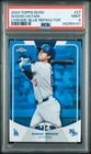 PSA 9 Shohei Ohtani Chrome Blue Refractor #27 2024 Topps 50/50 142954141