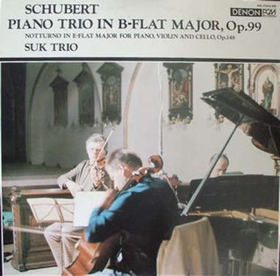 Franz Schubert / Suk Trio - Trio In B-Flat Major For Pian LP Schallplatte 176331