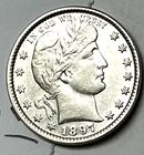 1897 25c Barber quarter CH Uncirculated Bright PL