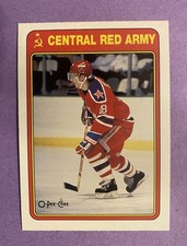 1990-91 OPC O-PEE-CHEE SERGEI FEDOROV RC ROOKIE #19R DETROIT RED WINGS HOF