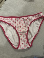 Victoria s Secret PINK Low Rise Bikini Panties Womens Sz S 05 RARE VTG Y2K