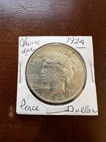 1924 Peace Dollar $1 silver choice unc