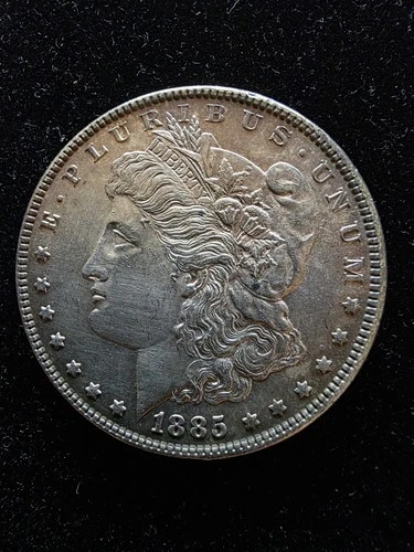 1885 Morgan Silver Dollar Toned Uncirculated