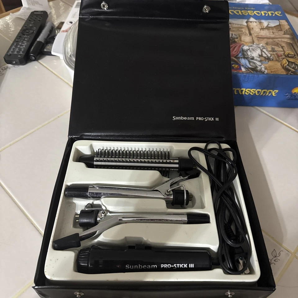 Juego de rizador vintage Sunbeam PRO-STICK III - 3/4 y 1/2 y 5/8 Foto 4 de 4