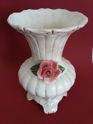 Keramk Vase (1) im Stil Capodimonte