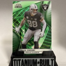 Maxx Crosby Topps Chrome Blackgreen Wave 99 Las Vegas Raiders
