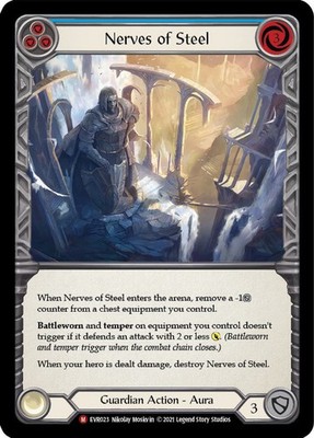 FAB   Nerves of Steel  - Everfest (1st Edition) Card # 023
