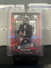 2021 Prizm Draft Picks Red Ice Crusade Zach Wilson