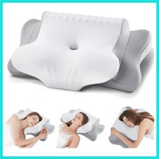 Cervical Pillow for Neck Pain Relief - Cooling Ergonomic Dual-Sided Orthopedi...
