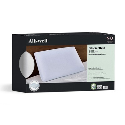GlacierRest Gel-Infused Memory Foam Bed Pillow Standard Queen