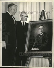 1964 Press Photo Portrait of late Dr. Leon J. Menville, presented to Tulane Univ