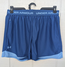 Under Armour Boy's UA Zone Shorts Blue Size Youth XL