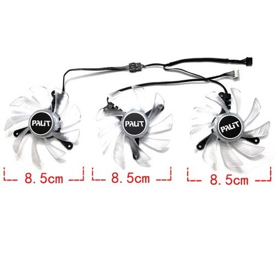 85MM Graphic Card Cooling Fan for PALIT RTX3090 3080ti 3080 3070ti 3070 GameRock