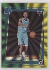 2021 Panini Donruss Rated Rookie Holo Green & Yellow Laser James Bouknight 19a0