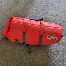 Outward Hound Granby Splash Dog Life Jacket Orange Large Excellent Condition 