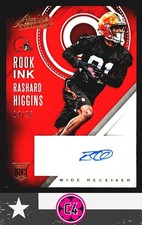 Rashard Higgins 2016 Panini Absolute Rook Ink Gold Auto #/25 Cleveland Browns