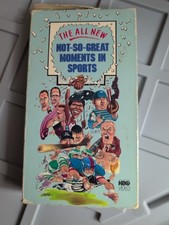 The All New Not So Great Moments In Sports Bloopers HBO VHS 1988 Vintage RARE 