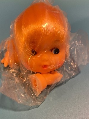 Vintage Fibre Craft Doll Head & Hands Blonde Hair
