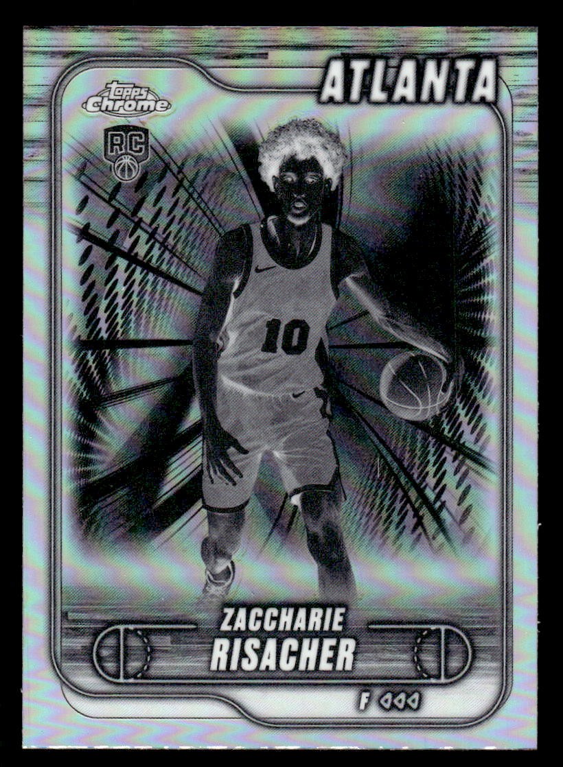 Zaccharie Risacher 2024-25 Topps Chrome #169 Negative Refractor | eBay