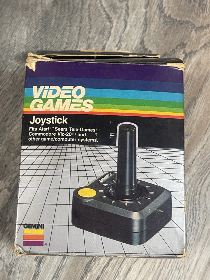 VTG 1983 Gemini Gemstik Joystick VG170B Atari 2600 c64 N BOX BUTTON IS WORKING - Image 3 of 4