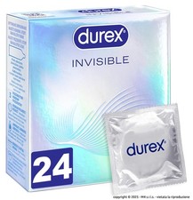 Preservativi Durex INVISIBLE Ultra Sottili Profilattici Sensibili Sottili