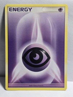 Pokémon PSYCHIC ENERGY 2007 Unumbered Diamond & Pearl - Light Play  