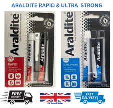 Araldite Rapid & Ultra Strong Epoxy All Materials Long Lasting Glue Fast Setting