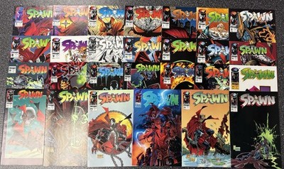 Spawn #1-27, 1992-95, Image Comics, Full/Straight Run Lot 0f 27 McFarlane VF
