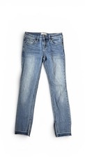 Free People Women  s Light Blue Slim Straight Jeans Size 26 NWT Casual Festival