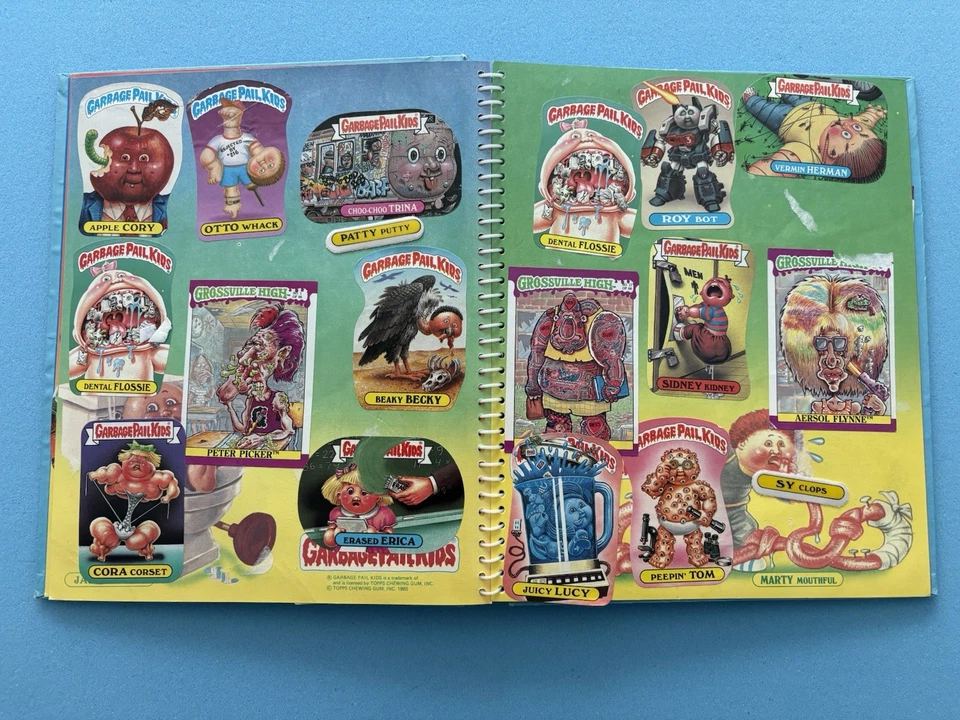 Álbum de pegatinas Canada Imperial Toys cubo de basura niños muy raro extranjero GPK usado Foto 4 de 4