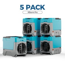 Argendon 5Pack XStorm Pro 180PPD Industrial & Commercial Dehumidifier with Pump