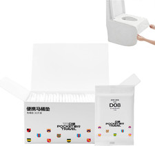 Disposable Toilet Seat Covers, 30 Pack Extra Large Non-Slip Individually Wrapped