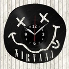 Nirvana logo Vinyl Record Wall Clock Decor Handmade 159