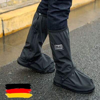 Wasserdicht Regenschutz Schuh Überzieher Überschuhe Fahrrad Schuhe Rutschfest DE