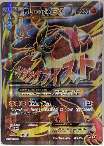 PSA 10 M Lucario EX 105/096 Pokemon 2014 XY3 Rising Fist UR PSA 10 M Lucario EX 105/096 Pokemon 2014 XY3 Rising Fist UR