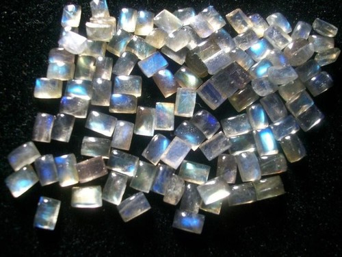 Natural Labradorite 8x10mm To 12x16mm Rectangle Cabochon Loose Gemstone - Picture 3 of 3