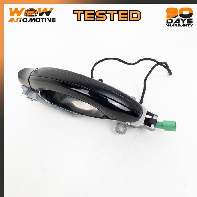04-13 BENTLEY CONTINENTAL FLYING SPUR REAR LEFT EXTERIOR DOOR HANDLE BLACK OEM