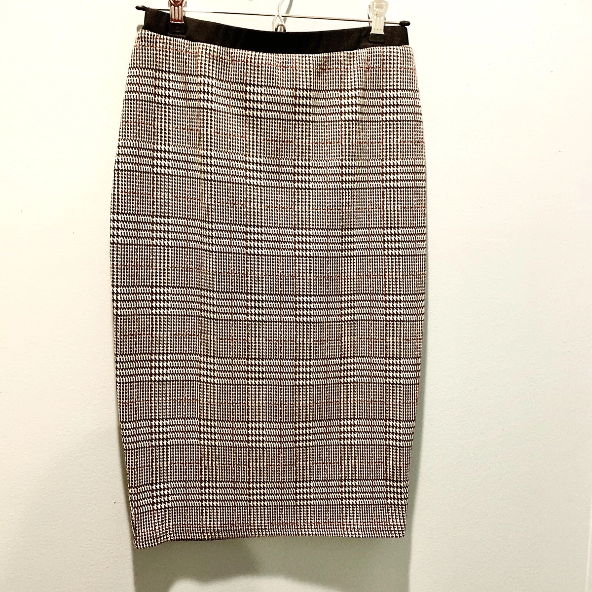 Plaid pencil skirt 5t top