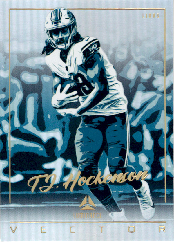 TJ Hockenson 2022 Panini Luminance Vector
