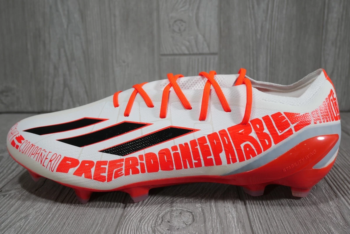 Messi red and white cleats discount