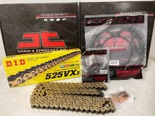 BMW S1000XR CHAIN AND SPROCKET KIT 2020 TO 2024 DID GOLD X-RING