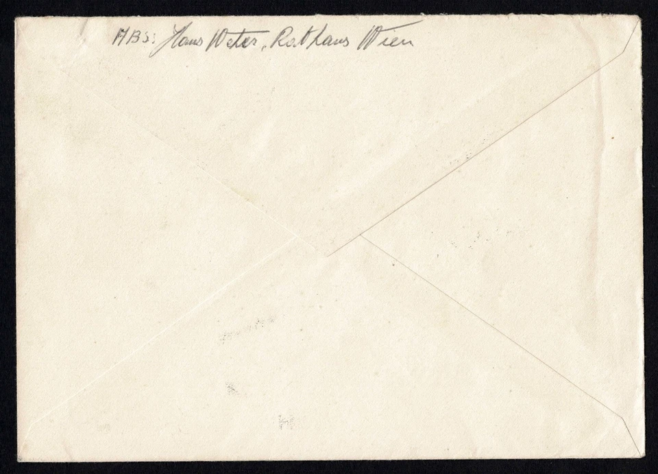 Austria Cubierta de Viena 1956 Flores a Suiza Foto 2 de 2