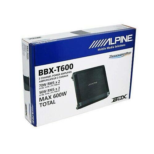 Alpine BBX-T600 600W Class A/B Amplifier + Absolute 4 Gauge Amp Kit - Picture 6 of 6
