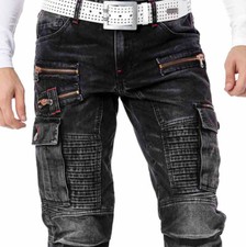 Jeans uomo Cipo & Baxx CARLO cargo denim tutte le taglie