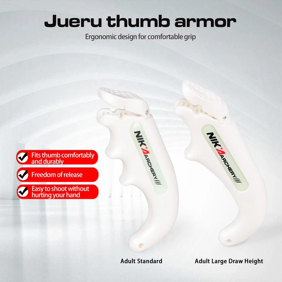 NIKA Archery Jueru Thumb Trigger Armor for Traditional Bow Shooting - Image 3 of 3