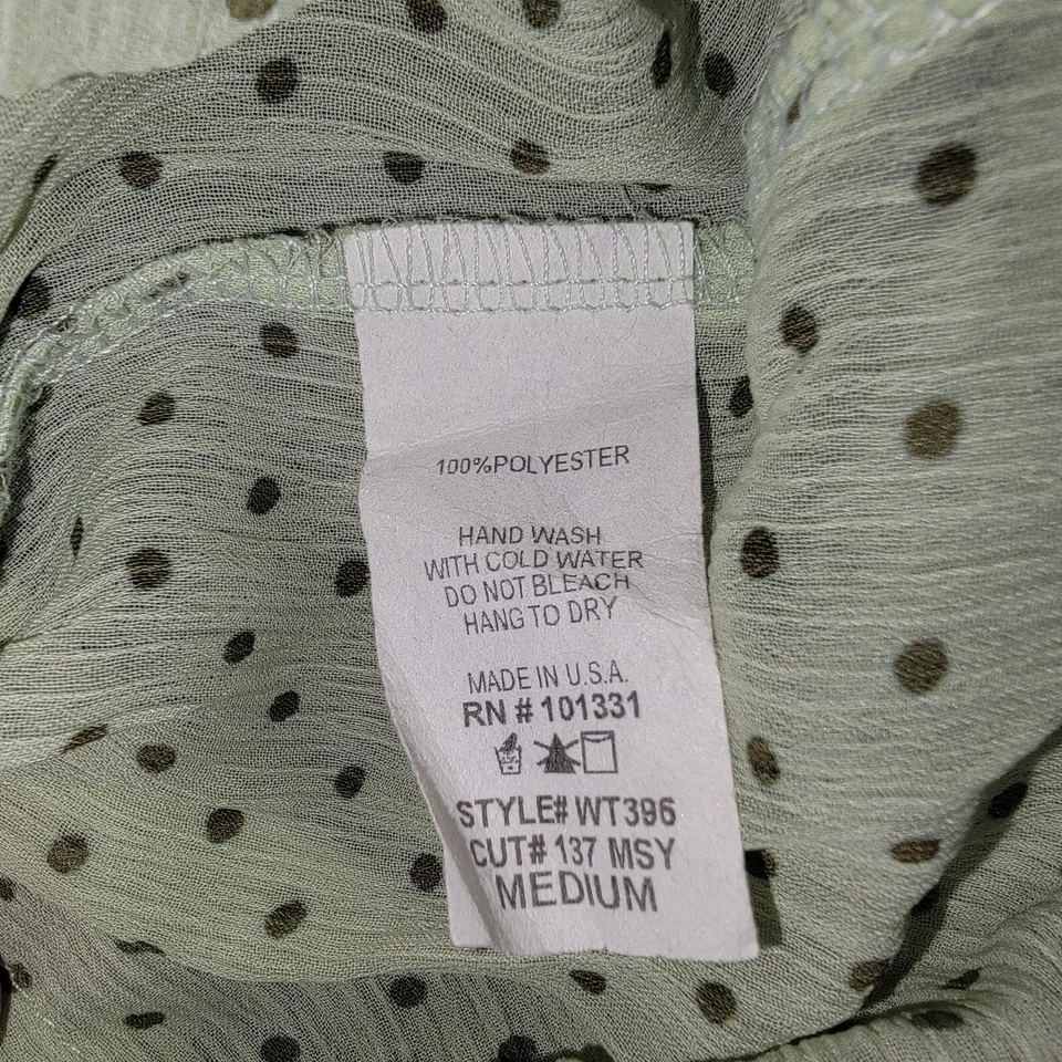 Top Coqueta Cottagecore Vintage Años 90 Charlotte Russe Talla M Para Mujer Verde Volantes Foto 4 de 4