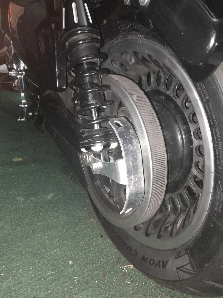 Rolled License Plate Relocation Tag Bracket for HARLEY-DAVIDSON STREET All Years - Image 4 of 4