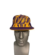 Los Angeles Lakers NBA UNK Hat Cap Purple Wool Blend Size 7 1/2 Logo