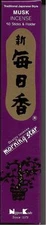 MORNING STAR NIPPON INCENSE STICKS MUSK SCENT 50 STICKS WITH HOLDER